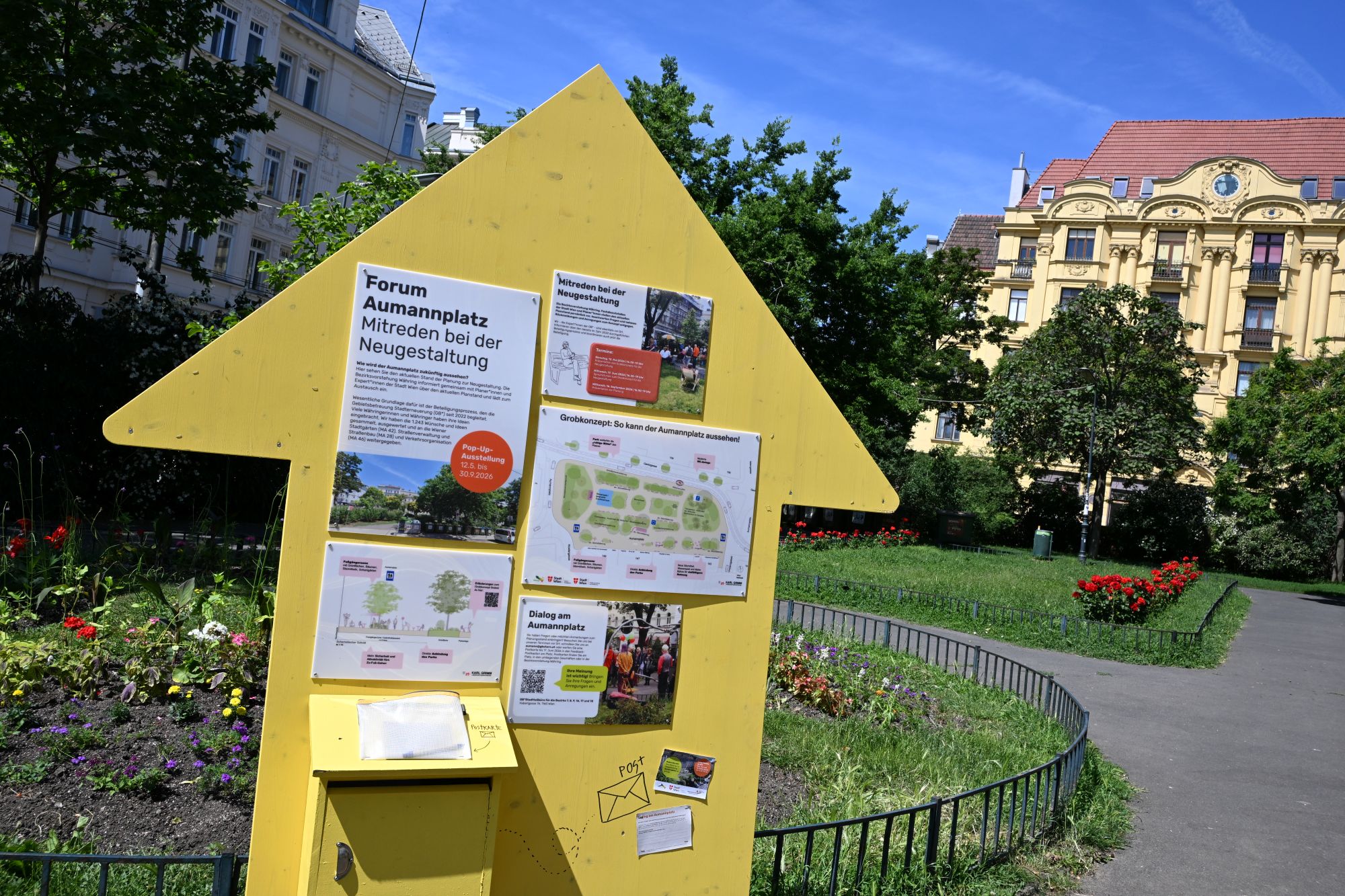 Einladung zur Bürger*innenversammlung „Neugestaltung Aumannplatz“